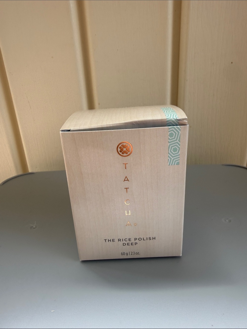 Tatcha The Rice Polish Deep Exfoliant - Beige with Teal Accent